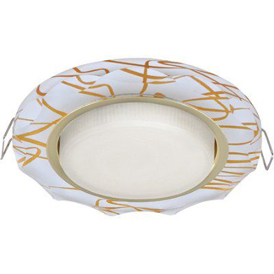 ���������� ������������ ��� ���������� Ecola GX53 H4 Glass ���� � ��������� �������, 38x126 ��, ������, ������-������ �� ����� FG53RCECH