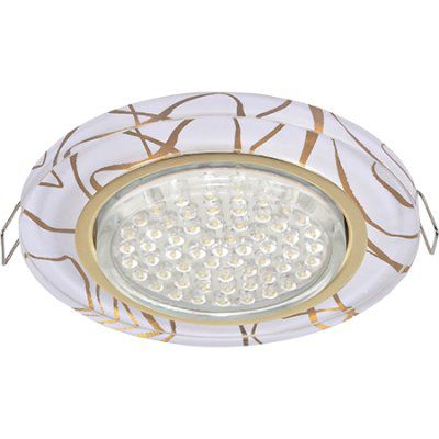 ���������� ������������ ��� ���������� Ecola GX53 H4 Glass ����, 38x126 ��, ������, ������-������ �� ����� FG53RNECH