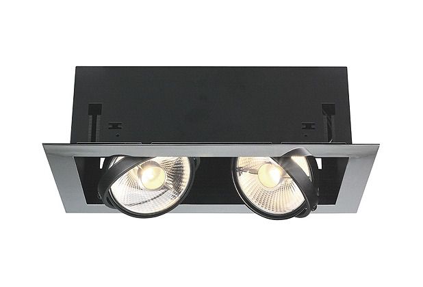 x AIXLIGHT FLAT SINGLE 2x ES111 ��������� ���������� ������������ ��� 2x ���� ES111 2*75�� ����., ����/ ������ 154612