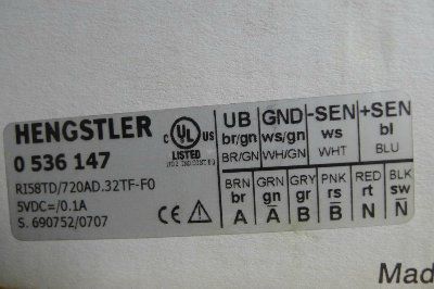 ������� ��������������� 0536147 Hengstler RI58TD/720AD.32TF-F0