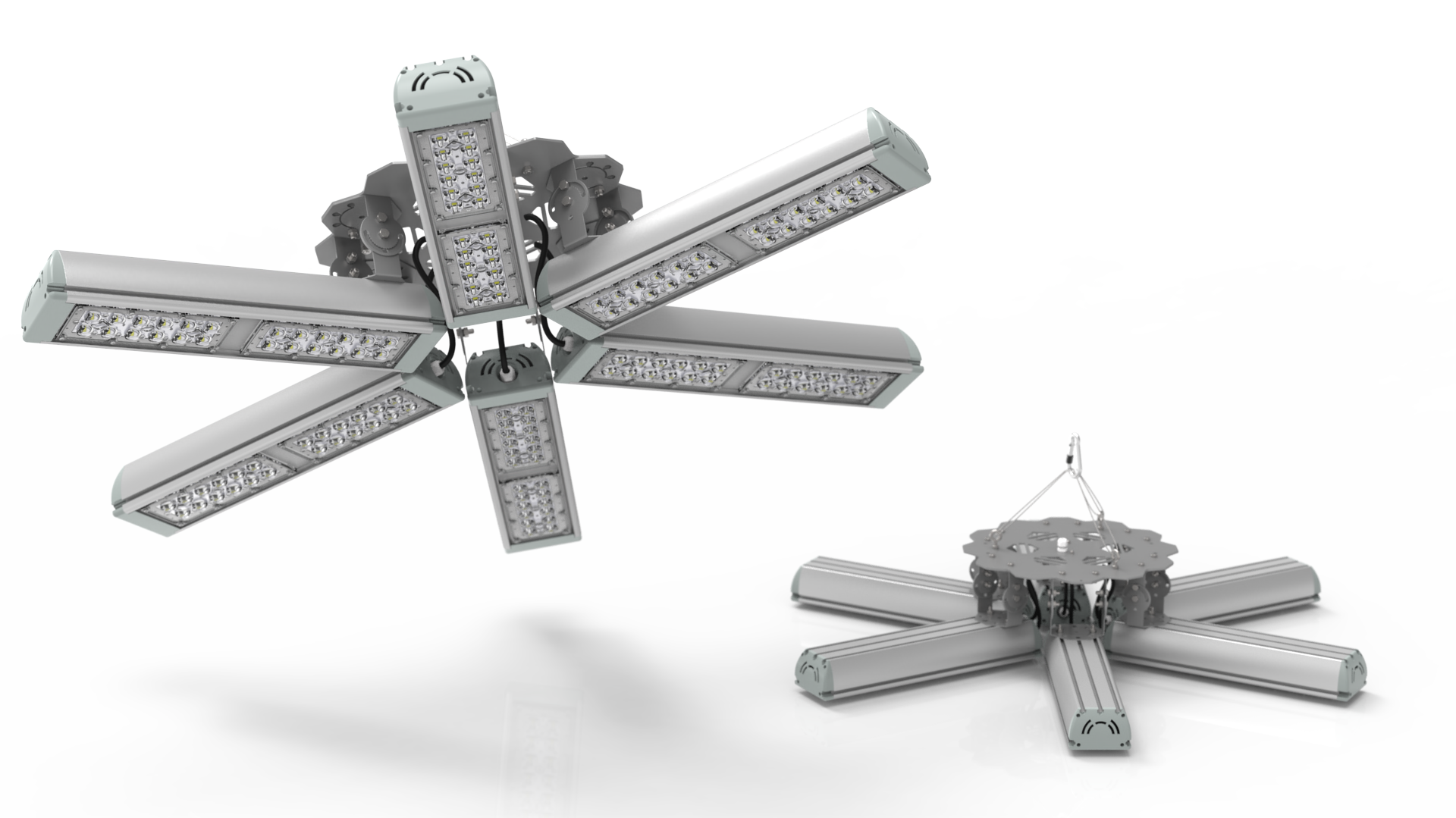 ������������ ���������� ������� High-Bay SKE-SVT-P-FLOWER-MPRO-318W-35 (53Wx6) ����