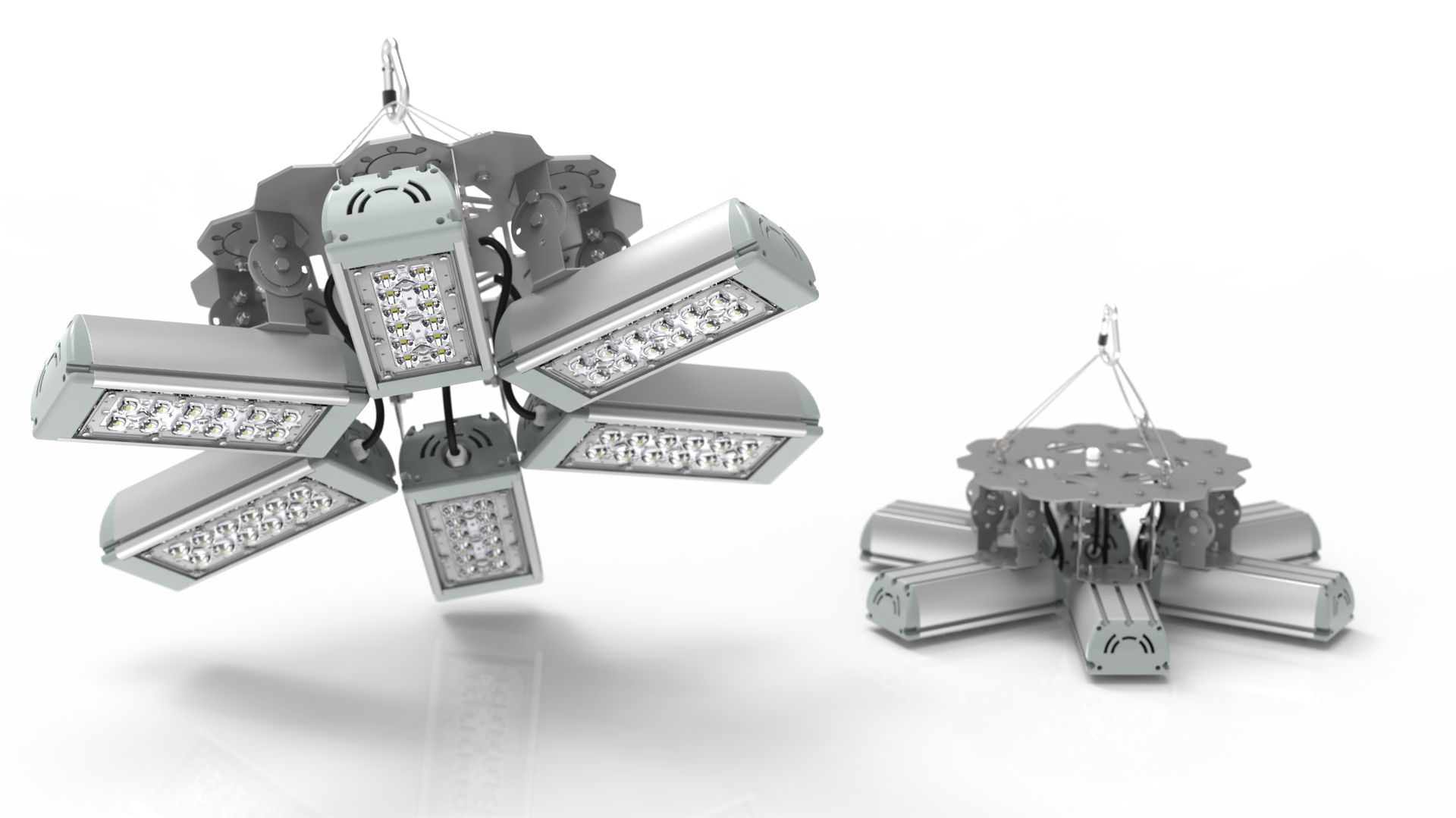 ������������ ���������� ������� High-Bay SKE-SVT-P-FLOWER-MPRO-162W-35 (27Wx6) ����