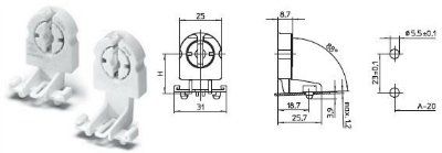 ������ G13 �������� 24360  537155, ��� ���� T8. Vossloh-Schwabe (��������), (������ BJB:  26.307.1030.50)