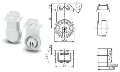 ������ G5 �������� 84108  534073 ������� ������ IP65/IP67, ��� ���� T5. Vossloh-Schwabe (��������)