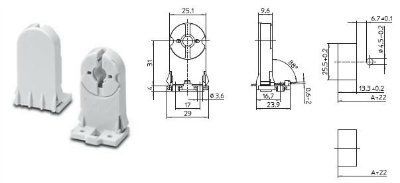 ������ G13 �������� 28741  542984 ��� �������, ������ ��� 31��, ��� ���� T8 � T12. Vossloh-Schwabe (��������)