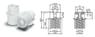 ������  E14  64201  503924 ������� � �������� ������� � ������� �����, ��� ���� �����������. Vossloh-Schwabe (��������)