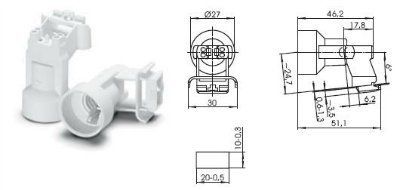 ������  E14  64307  108983 ������ ��� ����� 6��, �180, �����, ��� ���� �����������. Vossloh-Schwabe (��������)