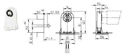 ������ G13 �������� 26.291.4011.50 �� ��������, ������ ��� ����� 30��, ��� ���� T8. BJB (��������), (������ VS:  28500  109338)