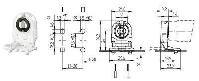 ������ G13 �������� 26.307.1023.50 ������ ��� ����� 24��, ��� ���� T8. BJB (��������), (������ VS:  24350  537153)