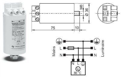 ���������� ������ ����������� SP3/230/10K  147233. Vossloh-Schwabe (��������)