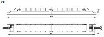 ����������� ��� (����/��������/�������) ELXe 218.526 220-240V  188136 ��� �� T8 1x15/18W, 2x15/18W, ����. �9 359�30�28. Vossloh-Schwabe (��������)