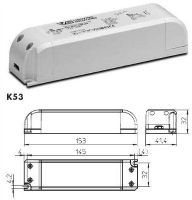 ������� (���� �������) �� ����������������� �����  ECXe 350.141 220-240V  186430 153�41,4�32��  19,95-30W/350mA. VS (��������)