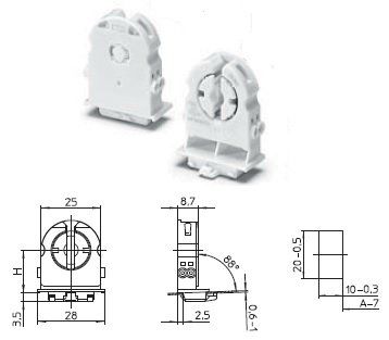������ G13 �������� 24160  537147 ��� ���� T8 � T12, ������ ��� ����� 21��. Vossloh-Schwabe (��������)