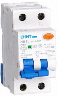 ���. ������� NB1L-40 2P C25 100mA ��� AC 6kA (R) (CHINT)