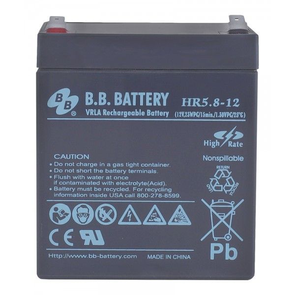  B.B. Battery ����������� B.B. Battery HR 5,8-12