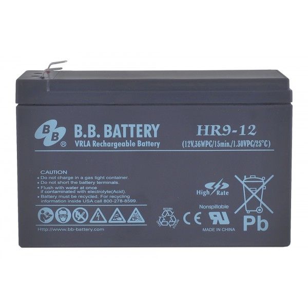  B.B. Battery ����������� B.B. Battery HR 9-12