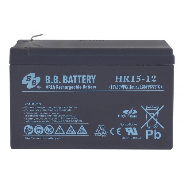  B.B. Battery ����������� B.B. Battery HR 15-12