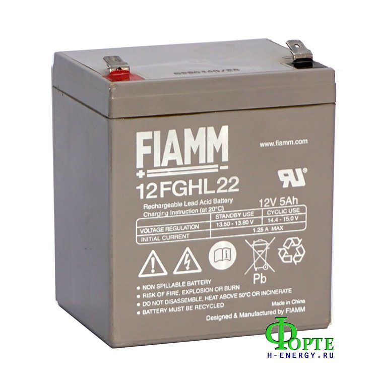 �������������� ������� ��� ��� FIAMM 12FGHL22