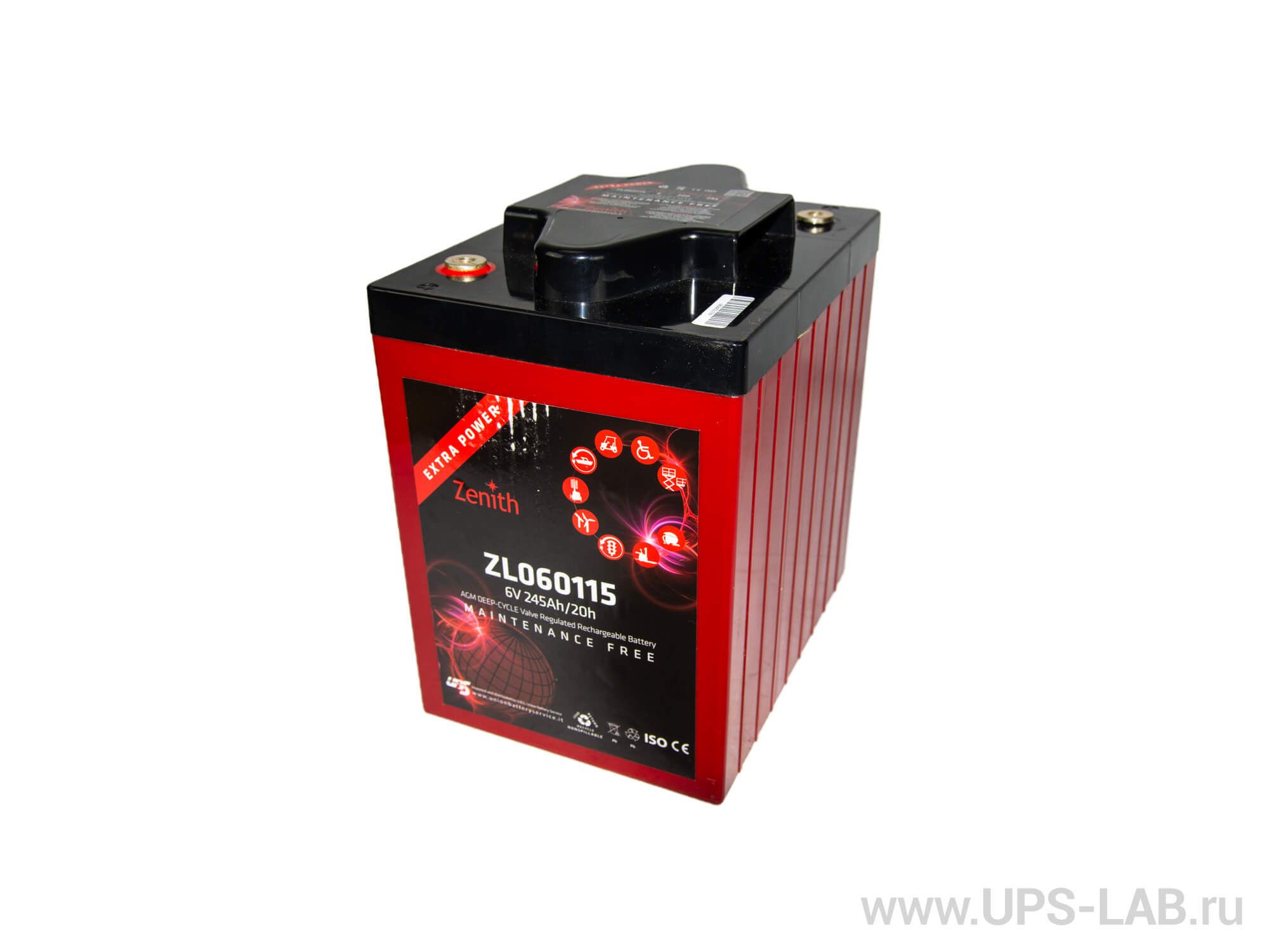  ZENITH ����������� ZENITH ZL060115 ( 6V 245Ah / 6� 245�� )