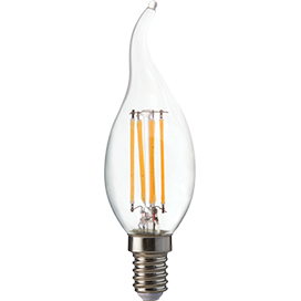 ������������ ����� ����� ����������  Premium 6W E14 2700K 360� filament ���������� �� �����  125�37