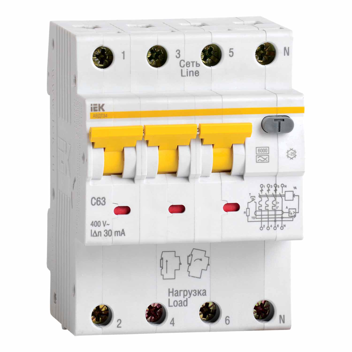 �������������� ����������� ����������������� ���� ����34 C16 30�� IEK MAD22-6-016-C-30
