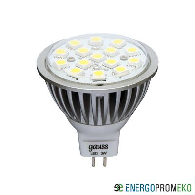 ������������ ����� Gauss - LED MR16 3W SMD 220V 4100K