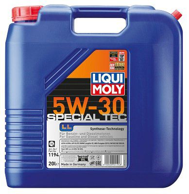 ��-������������� �������� ����� LIQUI MOLY - Special Tec LL 5W-30  20 �. 1194