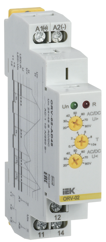 ���� �������� ��������� ���������� ORV. 1� 24-48 � AC/DC ( ORV-02-AD48 ) ����������� ������ 3 ��.