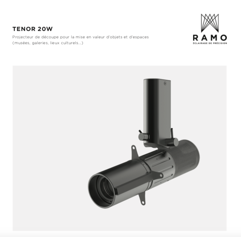 TENOR 7W (accessories included) Anodized aluminium / 3-CCT adapter / potentiometer