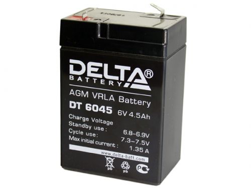 ����������� 6V 4.5Ah Delta DT 6045