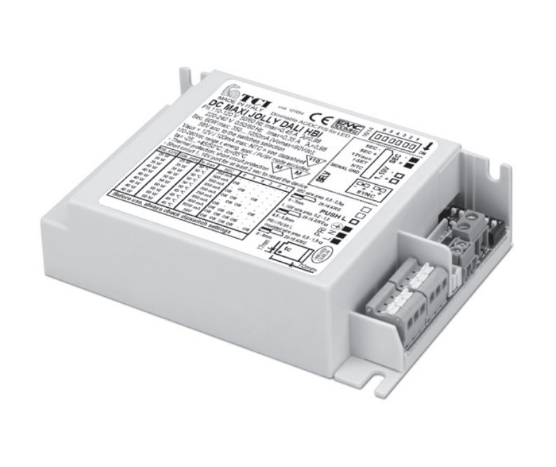 ������� (���� �������) 123417 DC MAXI JOLLY HC/2 DALI BI ����������� DALI, 0/1-10V, Push, �������������: 1,05-2,1A (out DC), 3-60W ��� LED (������������) ������������, 110*76*30mm. TCI, ������. �������: 123314 DC MAXI JOLLY HC/2 DALI, 122417/122303DC MAXI