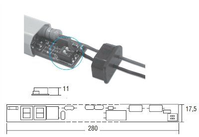 ������� (���� �������) 127330OF SUPERSLIM OF ����������������� �� ����, �������������: 350-500mA (DIP-�������������), 1-25W, �����������: 280*17,5*11mm, ��� ������� ��� LED (������������) ������������. TCI, ������.