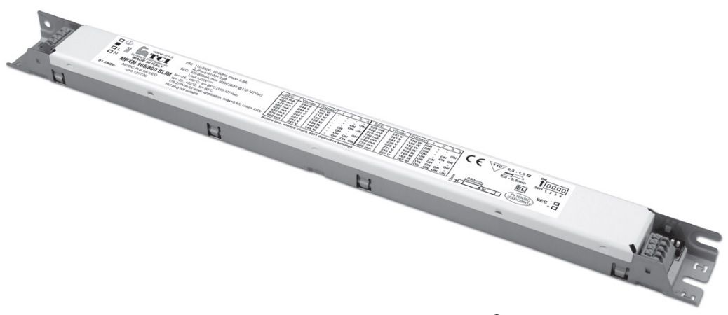 ������� (���� �������) 127720 MPXM 165/800 SLIM ����������������� �� ����, �������������: 425-800mA (DIP-�������������), 25-165W ��� LED (������������) ������������, 359*30*21mm, IP20. TCI, ������