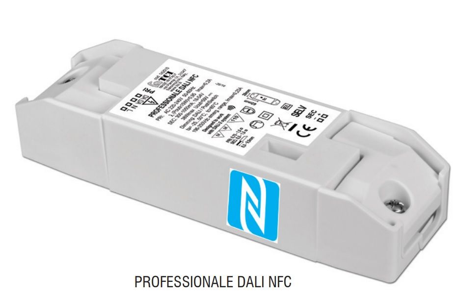 ������� (���� �������) 142011 PROFESSIONALE 20 DALI NFC ����������� �� DALI, DALI2, PUSH-SWITCH, �������������: 125-500mA (out DC), 1-20W ��� LED (������������) ������������, 146*44*30mm, IP20. TCI, ������