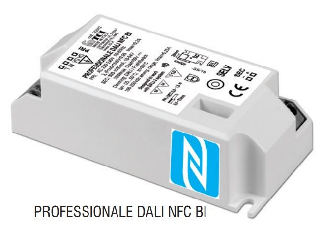 ������� (���� �������) 142013 PROFESSIONALE 20 DALI NFC BI ����������� �� DALI, DALI2, PUSH-SWITCH, �������������: 125-500mA (out DC), 1-20W ��� LED (������������) ������������, 97*43*30mm, IP20. TCI, ������