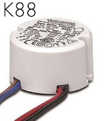 ������� (���� �������) 187112 ECXe 350.475 ����������������� �� ���� 350mA, 10-42V (out DC), 9,8-14,7W ��� LED (������������) ������������, �������  d42*22mm, IP20. Vossloh Schwabe