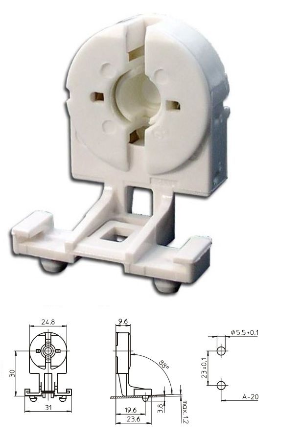 ������ G13 �������� 27360 100552 ������ �� ��� ����� 30mm ��� �������� �������������� ���� �8, ��� 27360. Vossloh Schwabe. �������: 24360 537155, BJB 26.307.1030.50