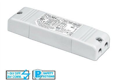 ������� (���� �������) 122354 DCC 12W 700mA/U S ����������������� �� ���� 700mA, 2-16V (out DC), 1,4 - 12W ��� LED (������������) ������������, 115*34*19mm, IP20. TCI, ������