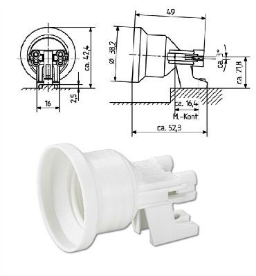 ������ E27 BJB 22.329.4001.50  �������, ��������� �� �����, ����� ����. ��������