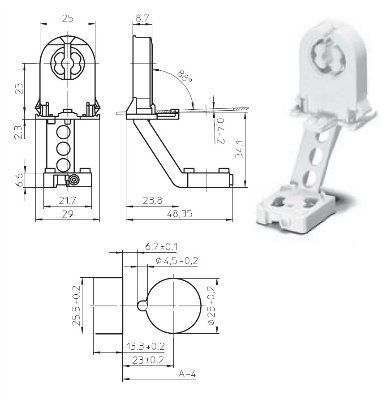 ������ G13 �������� 27800 109332 �� ������������������, �� �������� ��� �������� �������������� ���� T8, ������ �� ��� ����� 23mm. Vossloh Schwabe, ��������