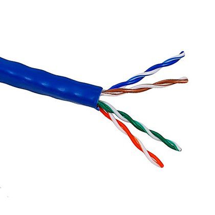LANMASTER ������ UTP, 4 ����, ���. 5e, �����, 305� � ���., LANMASTER LAN-5EUTP-BL