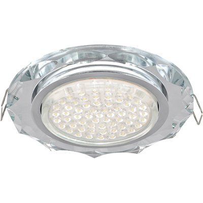 ���������� ������������ ��� ���������� Ecola GX53 H4 Glass ���� � ��������� �������, 38x126 ��, ������, ����-���� FM53RCECH